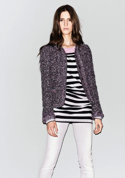Chaqueta de tweed de Sisley